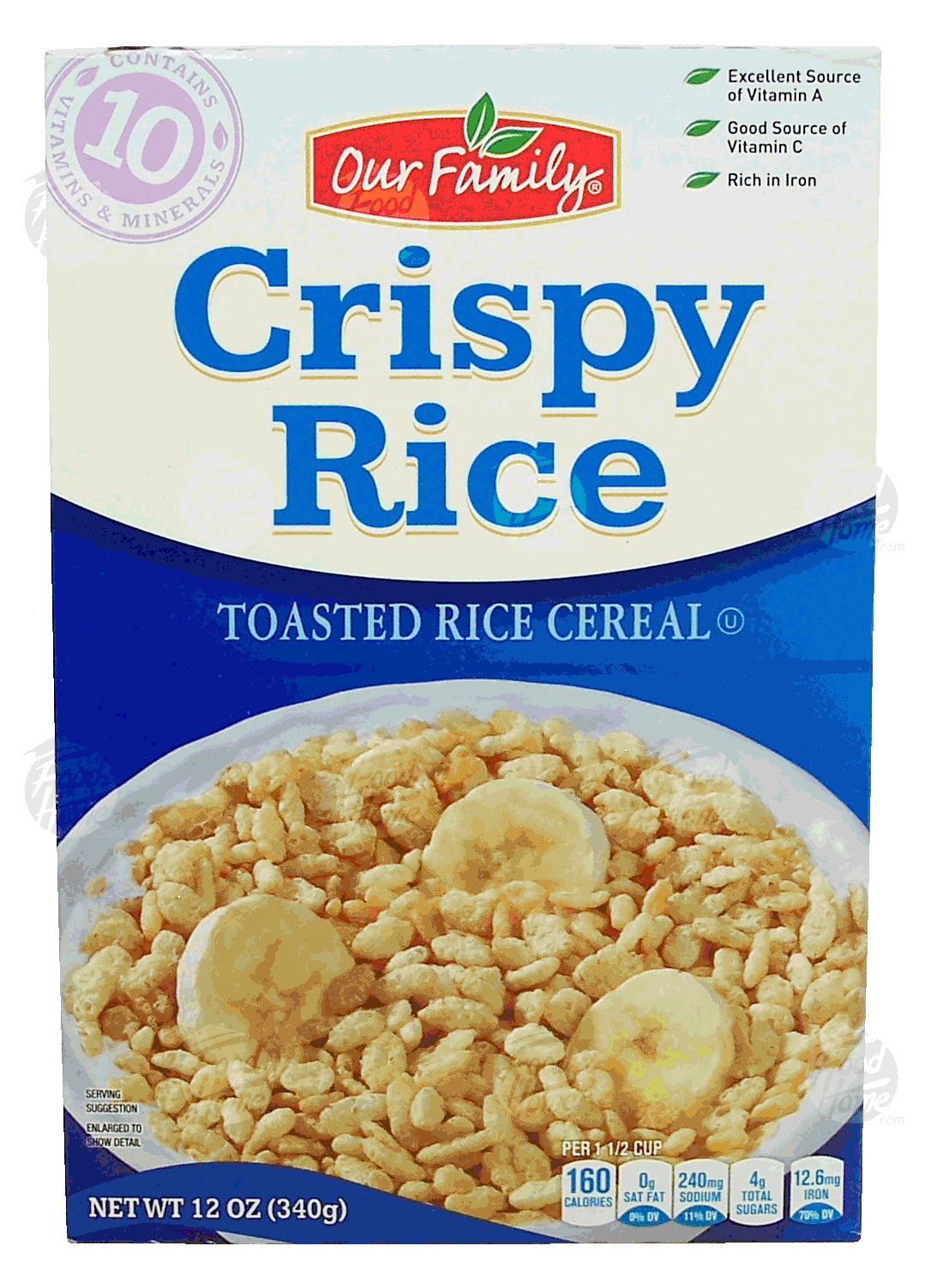 Our Family Crispy Rice toasted rice cereal Full-Size Picture